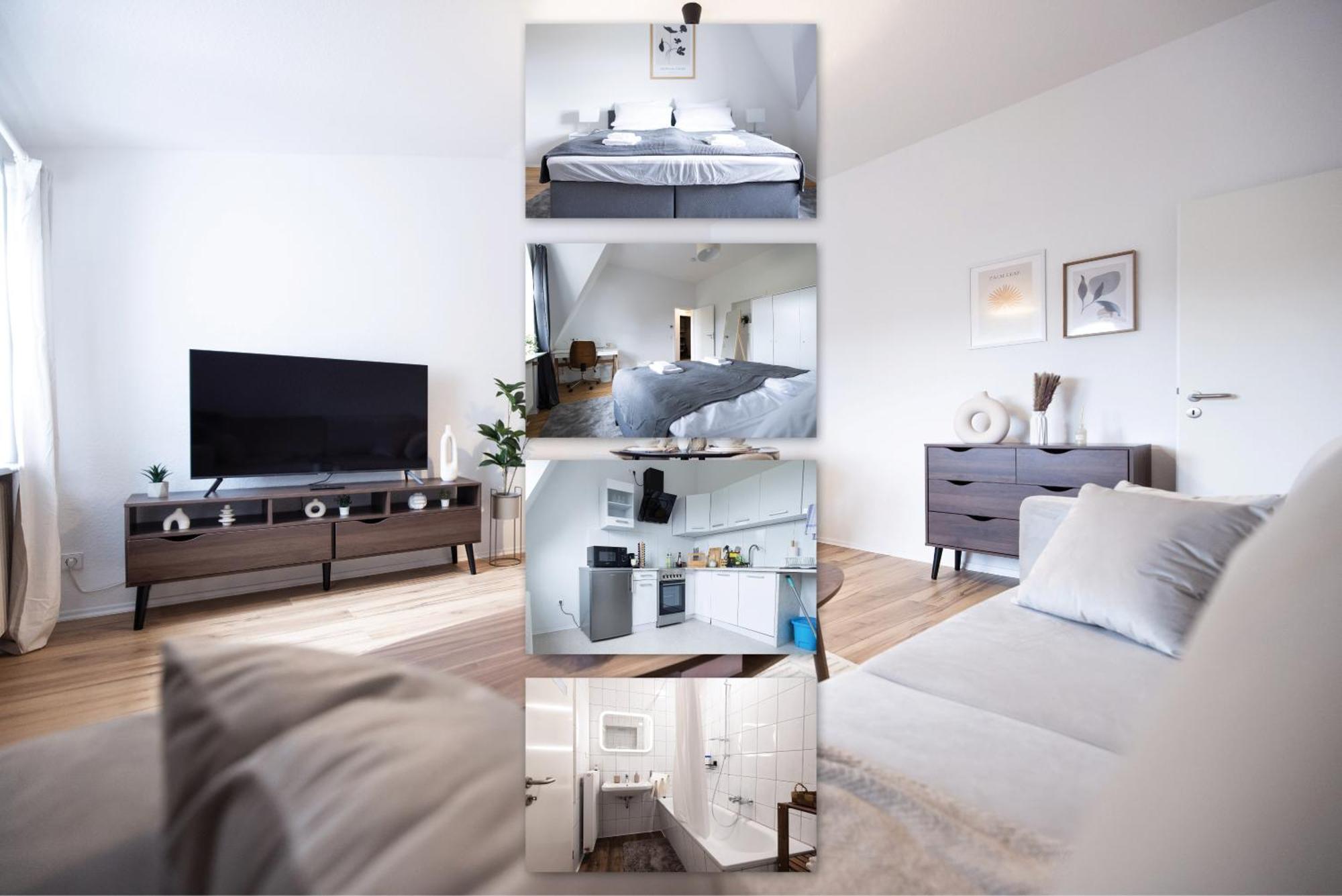 Superior! Nespresso - Kueche - Prime - Parkplatz Apartment ดุยส์บูร์ก ภายนอก รูปภาพ